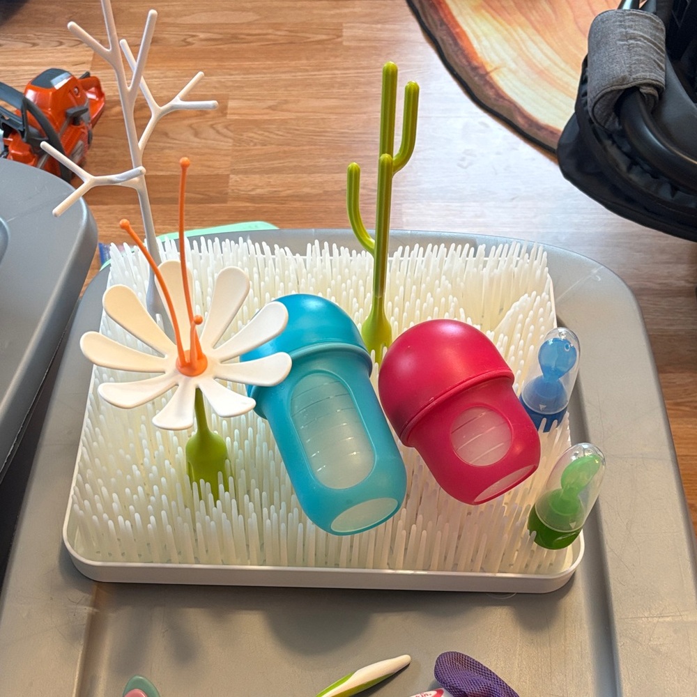 Colorful Baby Bottle Drying Rack